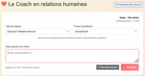 Le Coach relationnel virtuel