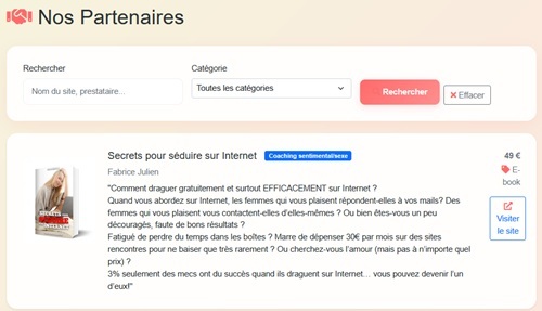 Les bons plans pour séduire